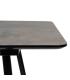 MESA EXTENSIBLE GRIS DM-METAL SALÓN 120 X 80 X 75 CM
