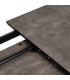 MESA EXTENSIBLE GRIS DM-METAL SALÓN 120 X 80 X 75 CM