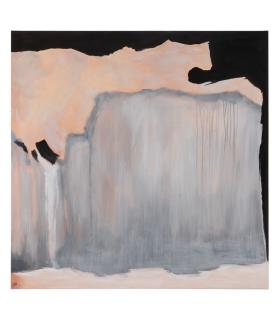 PINTURA ABSTRACTO LIENZO DECORACIÓN 120 X 120 CM