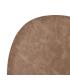 SILLA BEIGE PU/METAL SALÓN 48 X 53 X 84 CM