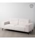 SOFÁ 3 PLAZAS CREMA TEJIDO-METAL SALÓN 220 X 87 X 85 CM