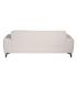 SOFÁ 3 PLAZAS CREMA TEJIDO-METAL SALÓN 220 X 87 X 85 CM