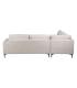 SOFÁ CHAISE LONGUE IZQUIERDA CREMA 266 X 222 X 80 CM