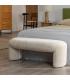 BANQUETA BEIGE TEJIDO SALÓN 110 X 45 X 40 CM