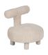 SILLA BEIGE TEJIDO SALÓN 51 X 51 X 49 CM