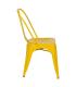 SILLA APILABLE AMARILLO METAL DALLAS 45 X 52,50 X 85 CM