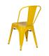 SILLA APILABLE AMARILLO METAL DALLAS 45 X 52,50 X 85 CM