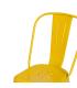 SILLA APILABLE AMARILLO METAL DALLAS 45 X 52,50 X 85 CM