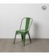 SILLA APILABLE VERDE METAL DALLAS 45 X 52,50 X 85 CM