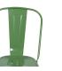 SILLA APILABLE VERDE METAL DALLAS 45 X 52,50 X 85 CM