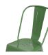 SILLA APILABLE VERDE METAL DALLAS 45 X 52,50 X 85 CM