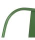SILLA APILABLE VERDE METAL DALLAS 45 X 52,50 X 85 CM