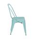 SILLA APILABLE TURQUESA METAL DALLAS 45 X 52,50 X 85 CM