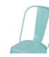 SILLA APILABLE TURQUESA METAL DALLAS 45 X 52,50 X 85 CM