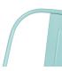 SILLA APILABLE TURQUESA METAL DALLAS 45 X 52,50 X 85 CM