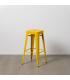 TABURETE AMARILLO METAL DALLAS 43,50 X 43,50 X 76,50 CM