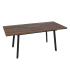 MESA EXTENSIBLE MARRÓN METAL-MADERA PAX 138 X 85 X 76 CM
