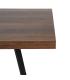 MESA EXTENSIBLE MARRÓN METAL-MADERA PAX 138 X 85 X 76 CM