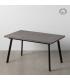 MESA EXTENSIBLE GRIS METAL-MADERA PAX 138 X 85 X 76 CM
