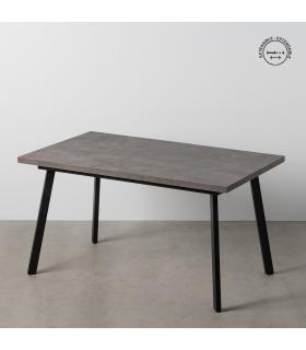 MESA EXTENSIBLE GRIS METAL-MADERA PAX 138 X 85 X 76 CM