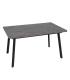 MESA EXTENSIBLE GRIS METAL-MADERA PAX 138 X 85 X 76 CM