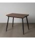 MESA EXTENSIBLE MARRÓN METAL-MADERA PAX 90 X 60 X 75 CM