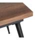 MESA EXTENSIBLE MARRÓN METAL-MADERA PAX 90 X 60 X 75 CM