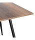 MESA EXTENSIBLE MARRÓN METAL-MADERA PAX 90 X 60 X 75 CM