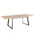 MESA EXTENSIBLE NATURAL METAL-MADERA PAX 170 X 90 X 75 CM