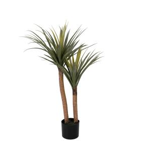 PLANTA DRACAENA VERDE GOMA DECORACIÓN 110 CM