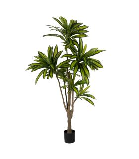 PLANTA DRACAENA VERDE GOMA DECORACIÓN 200 CM