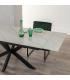 MESA EXTENSIBLE BLANCO-NEGRO 170 X 90 X 76 CM