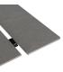 MESA EXTENSIBLE GRIS-NEGRO 170 X 90 X 76 CM
