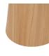 MESA COMEDOR BLANCO-NATURAL 120 X 120 X 75 CM