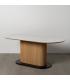 MESA COMEDOR BLANCO-NATURAL 180 X 90 X 75 CM