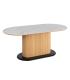 MESA COMEDOR BLANCO-NATURAL 180 X 90 X 75 CM