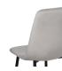 SILLA GRIS CLARO TERCIOPELO CONTRACT 45 X 51 X 88,50 CM