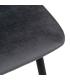 SILLA GRIS TERCIOPELO CONTRACT 45 X 51 X 88,50 CM