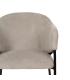 SILLA BEIGE TEJIDO-METAL 54 X 60 X 78 CM
