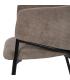SILLA TAUPE TEJIDO-METAL 54 X 60 X 78 CM