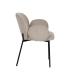 SILLA BEIGE TEJIDO-METAL 66 X 60 X 79 CM