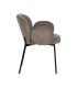 SILLA TAUPE TEJIDO-METAL 66 X 60 X 79 CM