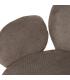 SILLA TAUPE TEJIDO-METAL 66 X 60 X 79 CM