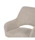 SILLA BEIGE GIRATORIO TEJIDO-METAL 59,50 X 62 X 83,50 CM