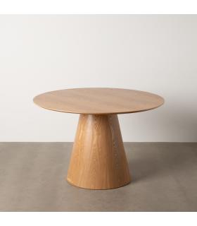 MESA NATURAL MDF 120 X 120 X 75 CM