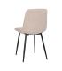 SILLA BEIGE TEJIDO-METAL CONTRACT 44 X 42 X 89 CM