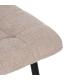 SILLA BEIGE TEJIDO-METAL CONTRACT 44 X 42 X 89 CM