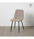 SILLA TAUPE TEJIDO-METAL CONTRACT 44 X 42 X 89 CM