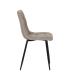 SILLA TAUPE TEJIDO-METAL CONTRACT 44 X 42 X 89 CM