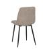 SILLA TAUPE TEJIDO-METAL CONTRACT 44 X 42 X 89 CM